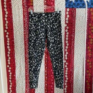 Green leopard prints soulcycle leggings